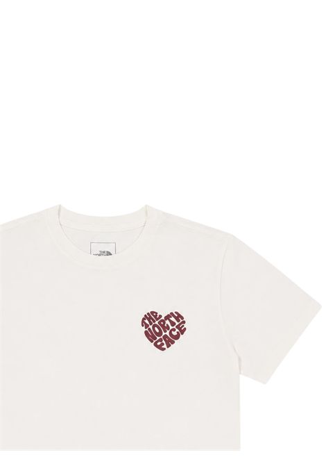 T-shirt bambina panna in cotone THE NORTH FACE | 08J6PANNA